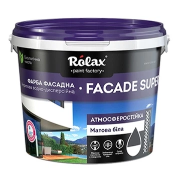 Фасадная краска Rolax Фасад Супер, 14 кг