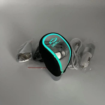 Ручка КПП с RGB подсветкой Chevrolete, ручка переключения передач с Led подсветкой