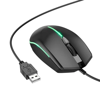 Миша Borofone Soaring game luminous wired mouse BG10 |1000dpi, 1.5m cord|