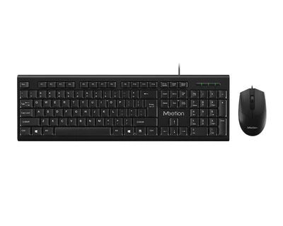 Набор Combo MEETION 2in1 Keyboard/Mouse USB Corded MT-C100 |RU/EN раскладки|