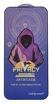 Защитное стекло Privacy MTB для Apple iPhone 14 Plus антишпион black