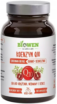 Suplement diety Biowen Koenzym Q10 Ubichinon 100 mg 100 kapsułek (5904806120533)