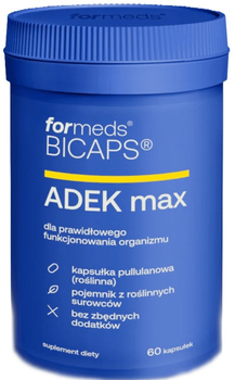 Харчова добавка Formeds Bicaps ADEK max 60 капсул (5903148623276)