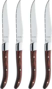 Набір ножів Amefa Royal Steak коричневий 4 шт (ZES8711155479611)