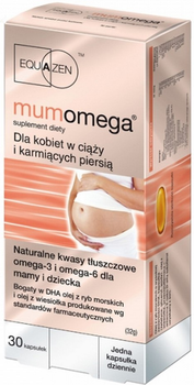 Харчова добавка QPharma Equazen Mumomega для вагітних і годуючих 30 капсул (5015672004923)
