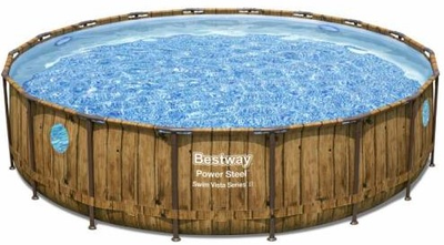 Басейн Bestway Power Steel Swim Vista Series Pool Set 56977 5.49  × 1.22 м (6941607311530)