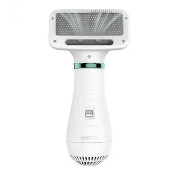 Пилосос UKC Pet Grooming Dryer 2в1 для вовни собак та кішок Білий (1373)