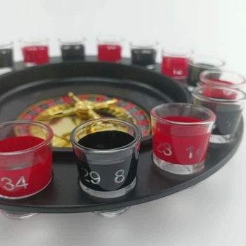 Настольная игра Алко Рулетка Drinking Roulette Brain Game Set 066 16 рюмок