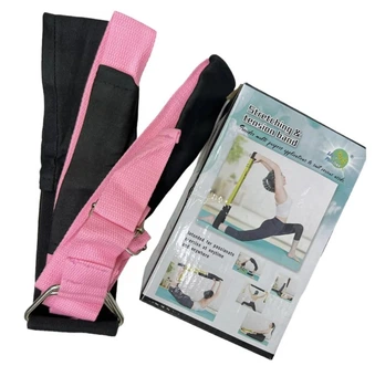 Многофункциональный эспандер резинка для йоги и фитнеса Stretching Band с петлями для растяжки, тренировок
