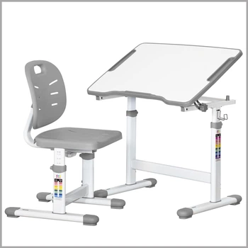 Комплект Evo-kids (стіл+стілець) Evo-03 Ergo Grey (арт. Evo-03 Ergo G)