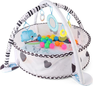 Mata edukacyjna Milly Mally 2 w 1 Basen z Piłkami (5901761129991)