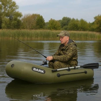 Надувная лодка Барк Б-230С гребная двухместная