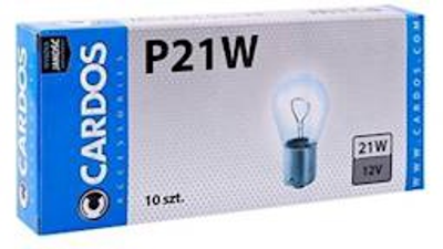 Zestaw żarówek samochodowych Cardos Accessories P21W 12 V 10 szt (K2 AOP21)