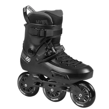 Роликовые коньки Powerslide Zoom Pro 100 для фрискейт черный 43-44 (PS-908336)