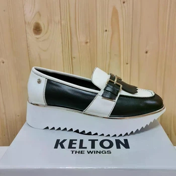 Туфли Kelton чёрные, натуральная кожа, р.37
