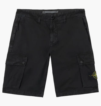 Шорты Stone Island Slim Fit Cargo Bermuda Black 15L100011-S00WA-V0129 33