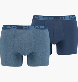 Трусы HEAD Basic Boxer Blue (2 шт) 701202741-003 M