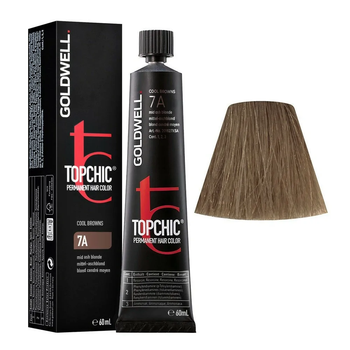 Фарба для волосся Goldwell Topchic trwała 7A 60 мл (4021609000853)