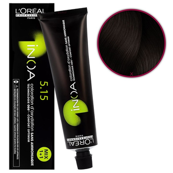 Фарба для волосся L’Oreal Professionnel Paris Inoa без аміаку 5.15 60 г (3474637128388)