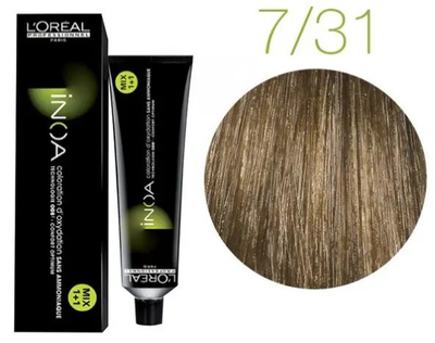Фарба для волосся L’Oreal Professionnel Paris Inoa без аміаку 7.31 60 г (3474637128654)