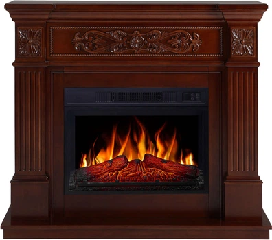 Каминокомплект ArtiFlame Toscana с эффектом пламени, обогревом и звуком горения огня Russet