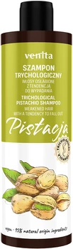 Трихологічний шампунь з екстрактом фісташки Venita Trichological Pistachio Shampoo для слабкого та схильного до випадіння волосся 300 мл (5902101522427)