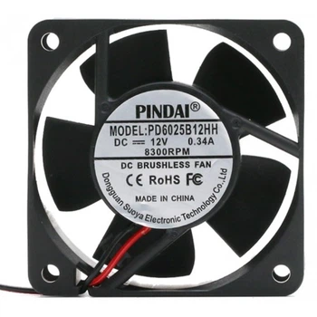 Вентилятор PD6025B12HH 60x60x25 12В; 0.34 А