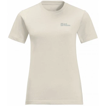 Футболка Jack Wolfskin Essential T W S Кремовый (1109-4064886435079)