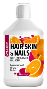 Вітамінно-мінеральний комплекс Sporter Hair Skin & Nails 500 мл Апельсин