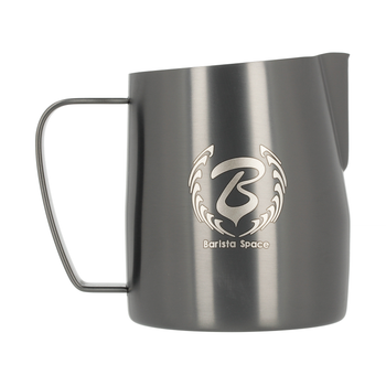 Dzbanek do mleka Barista Space Titanium Sandy ze stali nierdzewnej czarny 450 ml (9313597759000)
