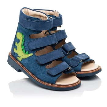 Ортопедичні босоніжки (з високим берцем) Woopy Orthopedic 18 синій (8172)