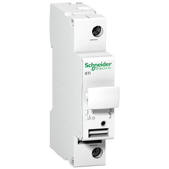 Разъединитель предохранителя 1P 25A 500В 10,3x38мм [A9N15636] STI Schneider Electric