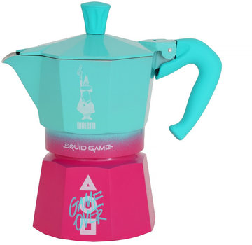 Гейзерна кавоварка Bialetti Moka Express Squid Game на 3 чашки (8006363077118)