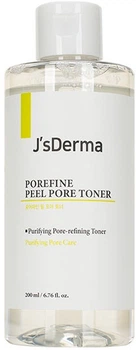 Тонер J'sDerma Porefine Peel Pore Toner для очищения пор с AHA кислотой 200 мл (8809099264353)