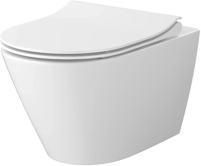 Унитаз подвесной Cersanit City Pro Vortex с сиденьем Slim Soft Close дюропласт C199 S701-883