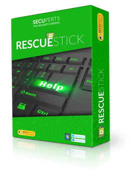 Завантажувальна програма SecuPerts Rescue Stick – USB-рятівник для вашого ПК, для 64 GB