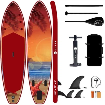 Надувная SUP-доска ULTTY 10'6" Универсальная для SUP-бординга 320 x 81x15 см