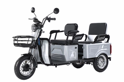 Триколісний електроскутер Ferma Rider 2000W (СІРИЙ)