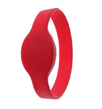 RFID браслет с чипом MIFARE SEVEN R-65 красный (65 мм)