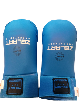 Накладки перчатки каратэ BO-7250 Zelart PU синий size XS