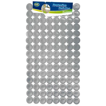 Коврик противоскользящий Protection Bath Mat "Bubble" 38 х 68 см (WW00588) Серый