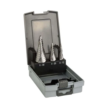 Набор ступенчатых сверл Bosch HSS 4-12 / 4-20 / 6-30 мм (2608587426)