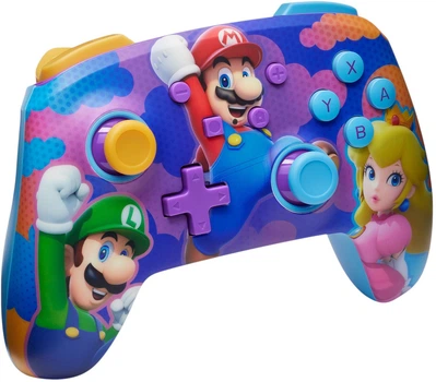 Контролер PowerA Nintendo Switch Enhanced Wireless Controller - Color Splash Heroes (0617885091117)