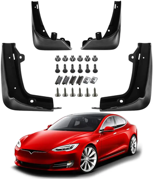 Брызговики Tesla Model S 2012-2016 комплект 4 шт.