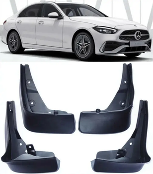 Брызговики Mercedes-Benz C-class W206 AMG 2021-, комплект 4 шт.
