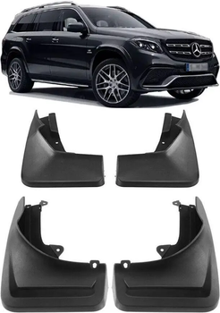 Брызговики Mercedes Benz GLS63 GLS AMG X167 2019+ с подножками, комплект 4шт.