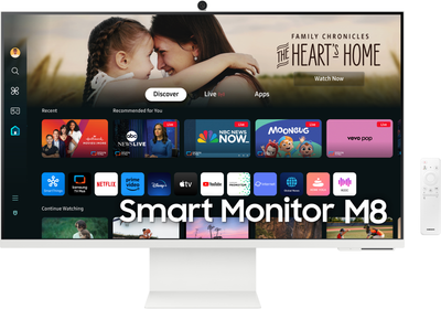 Монитор 32" Samsung Smart Monitor S32DM801UI Warm White (LS32DM801UIXUA)