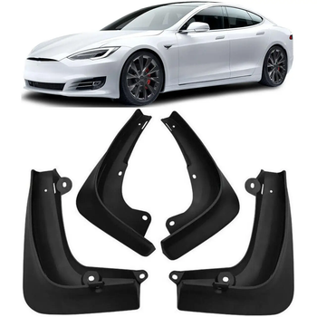 Брызговики Tesla Model S 2017-2020 комплект 4 шт.