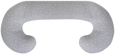 Багатофункційна подушка Ceba Baby PHYSIO DUO Jersey Grey Stars (5907672342160)