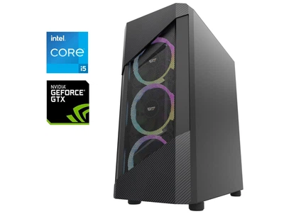 Игровой ПК DarkFlash Pollux Tower / Intel Core i5-12400F (6 (12) ядер по 2.5 - 4.4 GHz) / 16 GB DDR4 / 512 GB SSD M.2 / nVidia GeForce GTX 1070, 8 GB GDDR5, 256-bit / 750W б/у